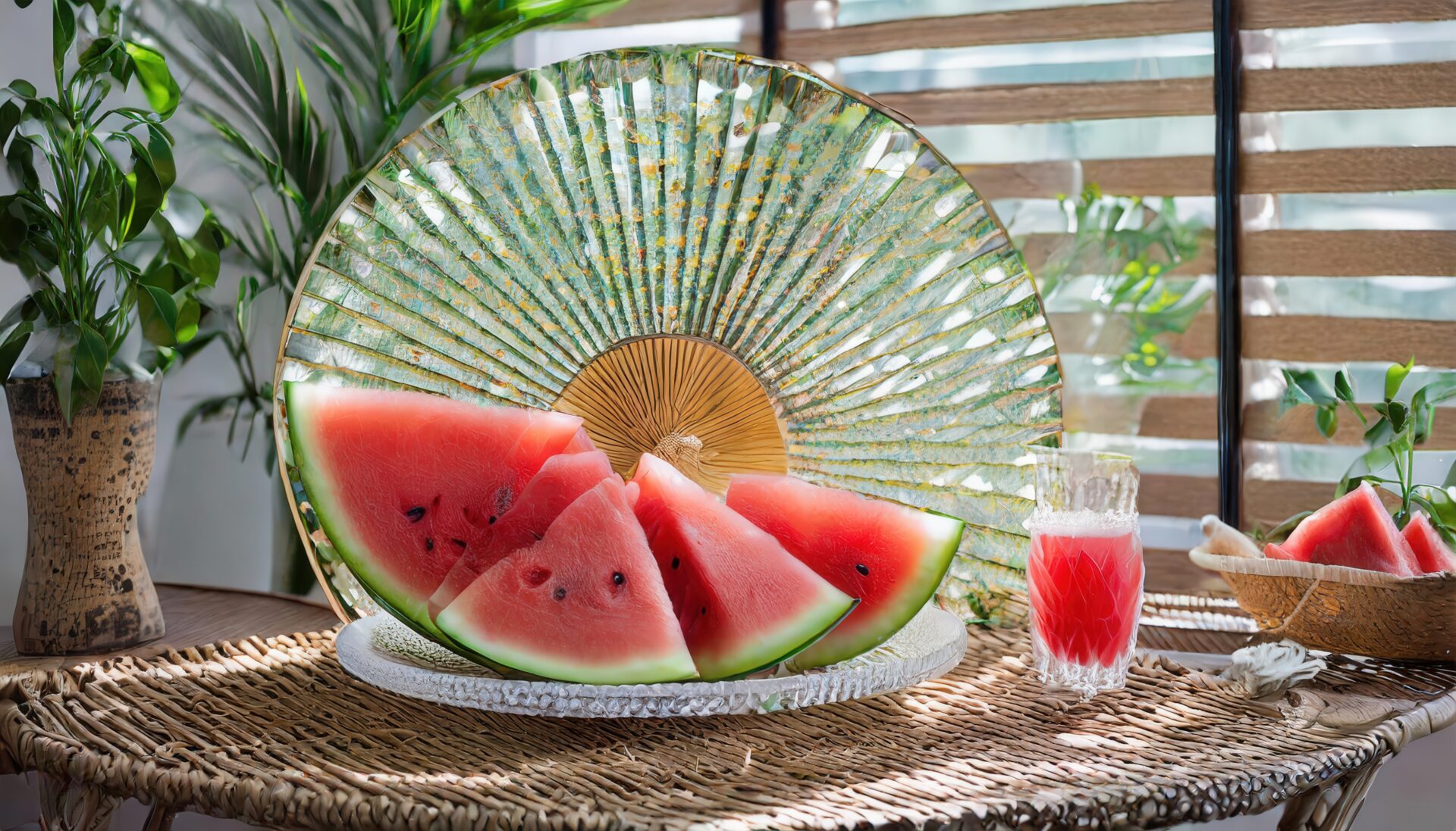 スイカと涼を感じる夏の風物詩