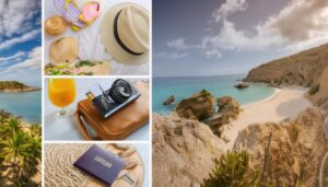 夏のビーチリゾートを楽しむ旅のイメージ