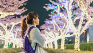 春の夜桜イルミネーション