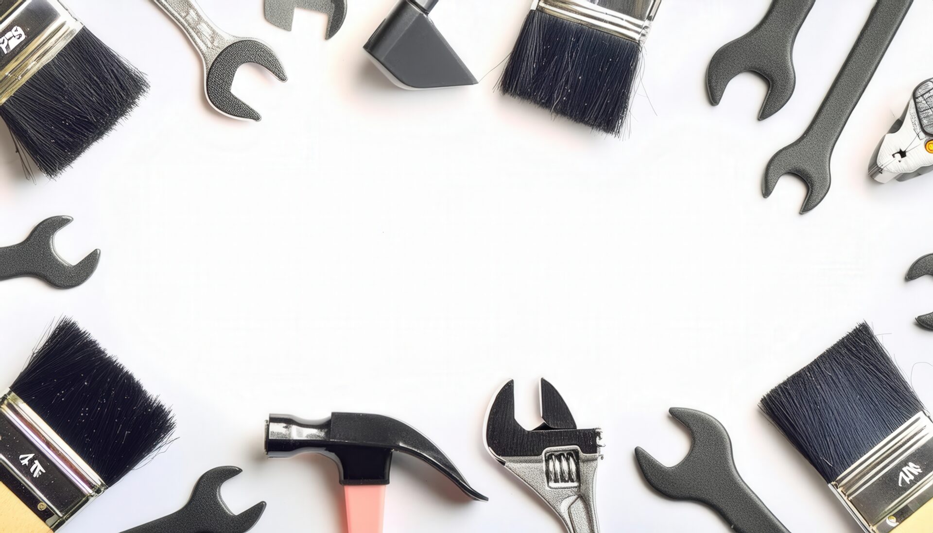 工具と作業用具のフレーム