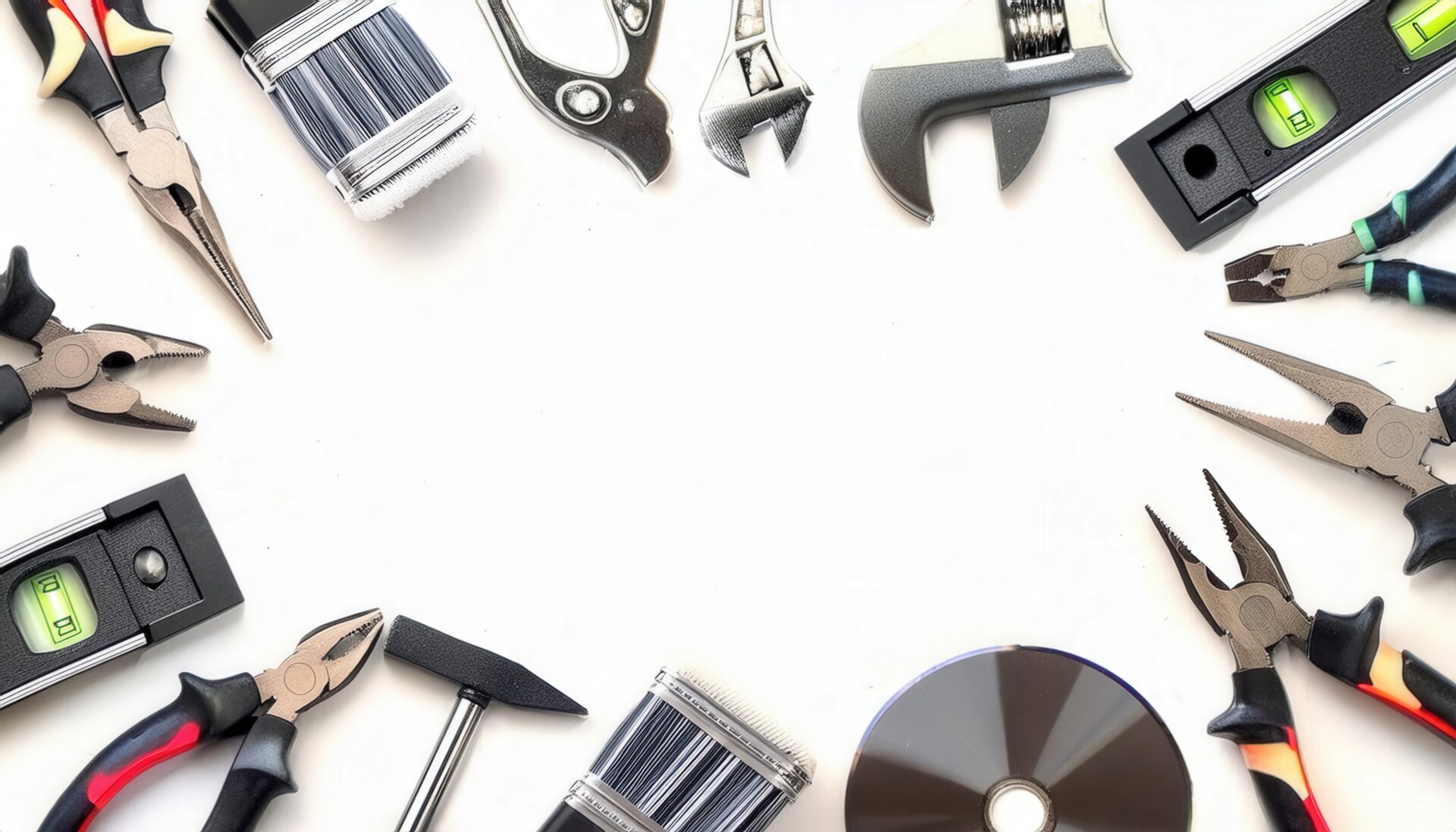 工具と作業用具のフレーム