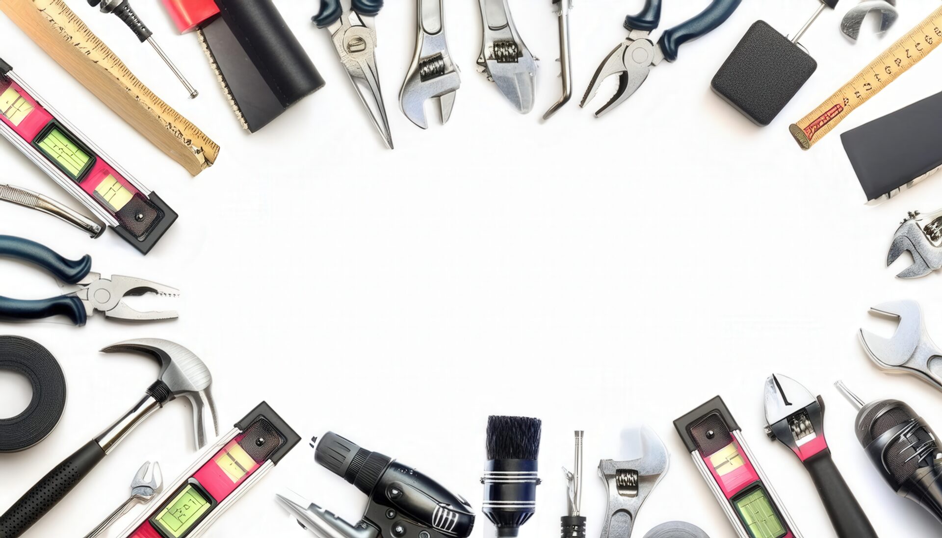 工具と作業用具のフレーム