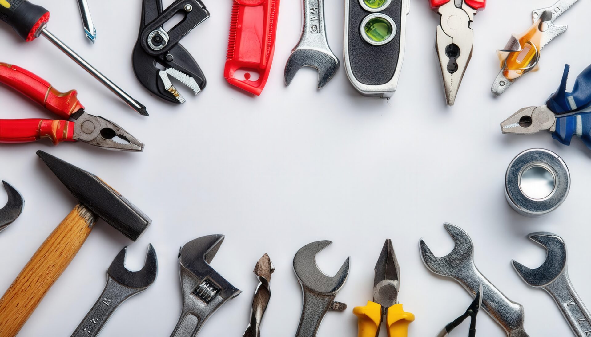 工具と作業用具のフレーム