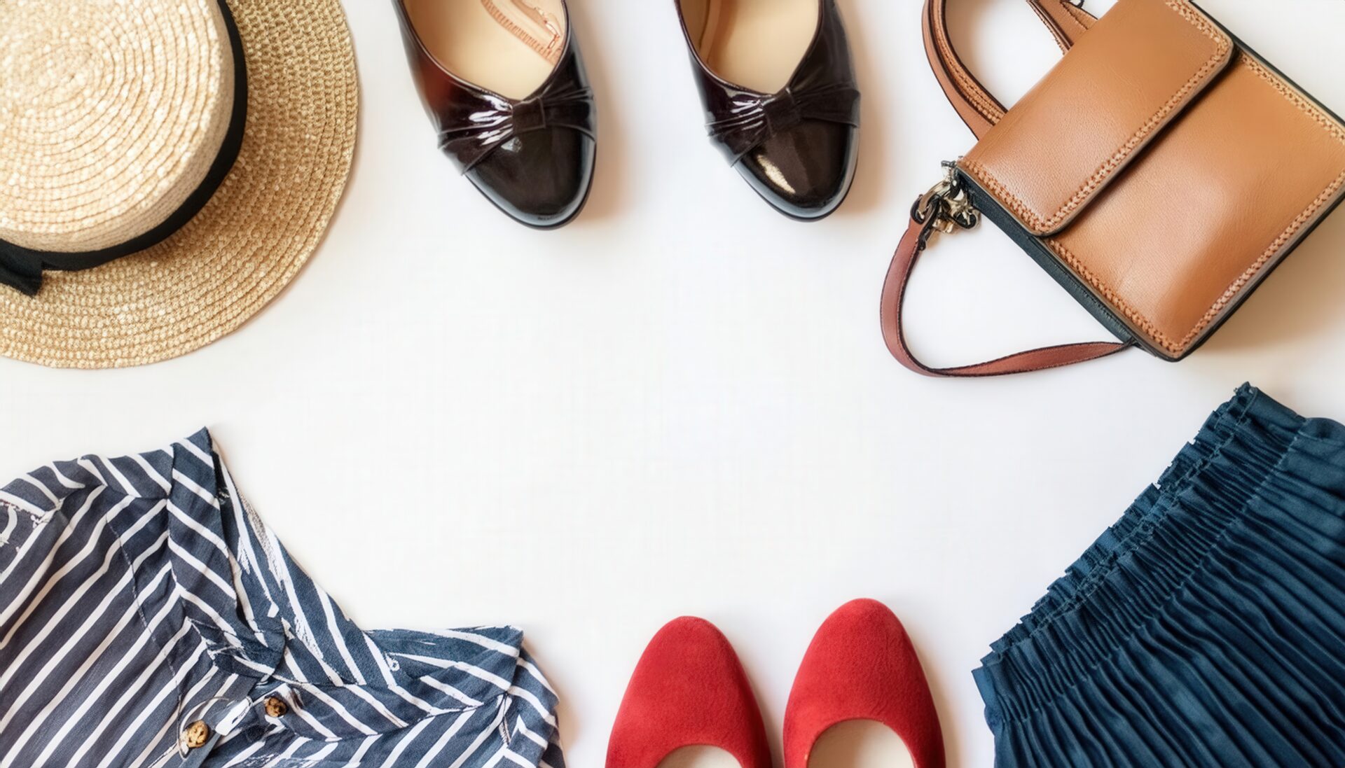 ファッション小物とデニムの夏アイテム