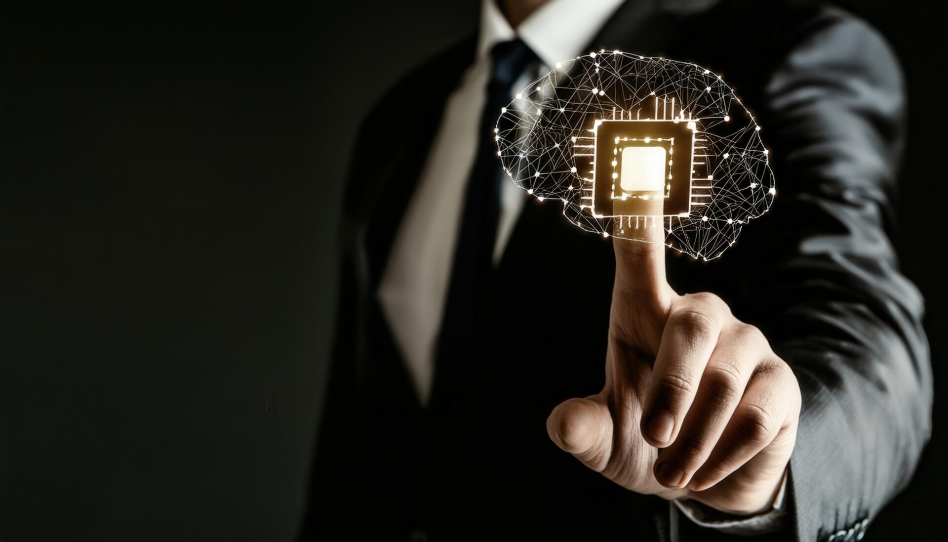 指で操作するホログラムの脳