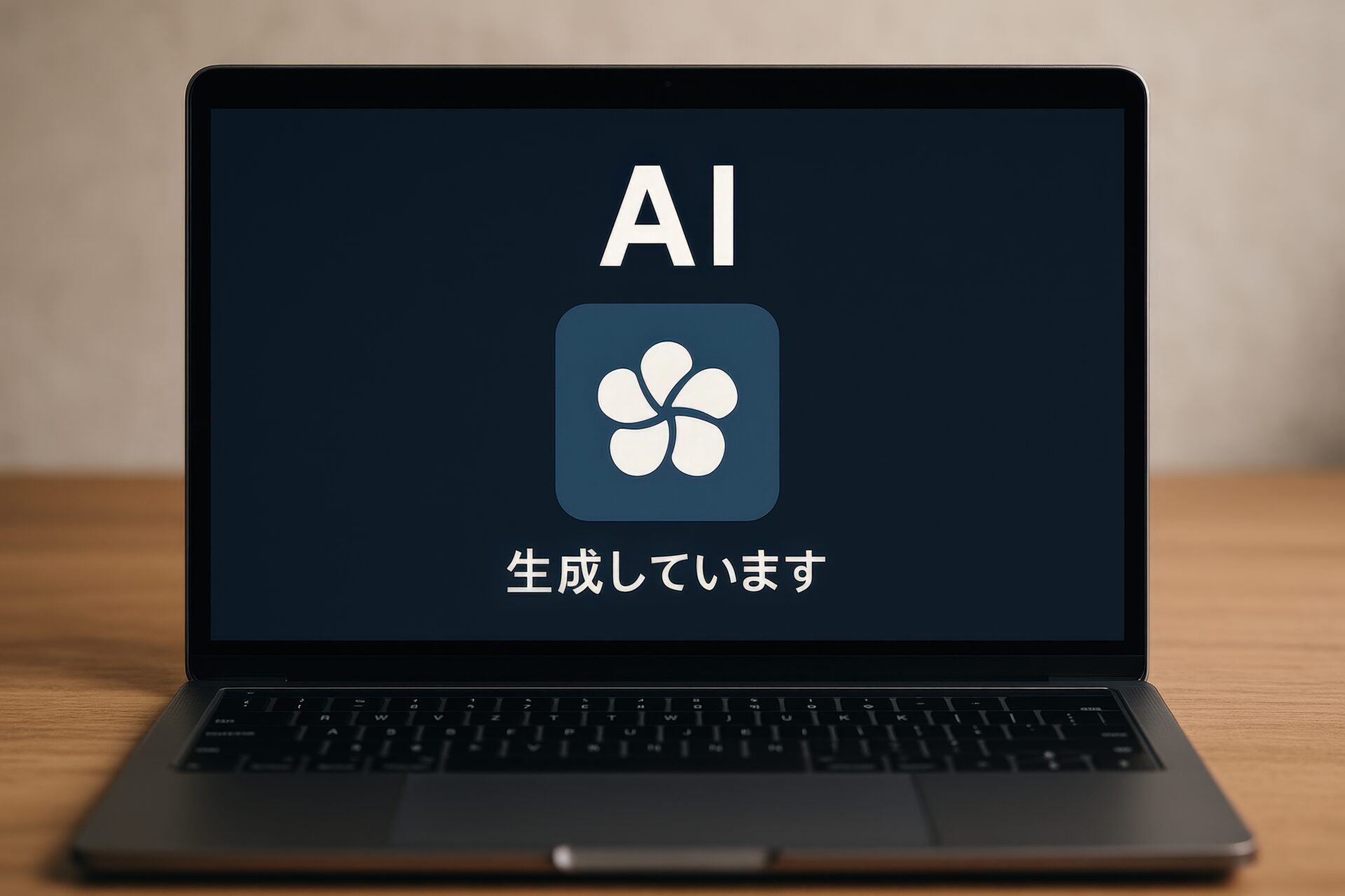 AIによるグラフィック生成画面