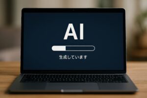 シンプルなAI生成中の進捗表示