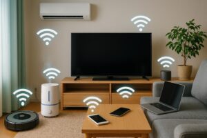 接続されたスマートデバイスの部屋