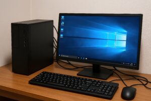 WindowsデスクトップPCの起動画面