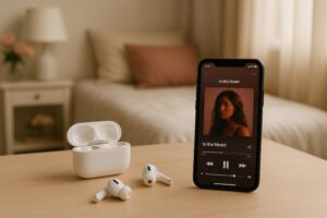 ベッドルームで音楽再生を楽しむ