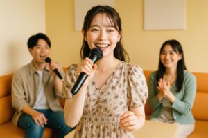 カラオケを楽しむ若者たち