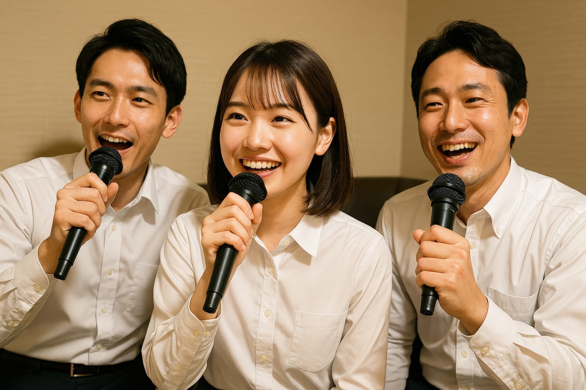 同僚たちのカラオケタイム