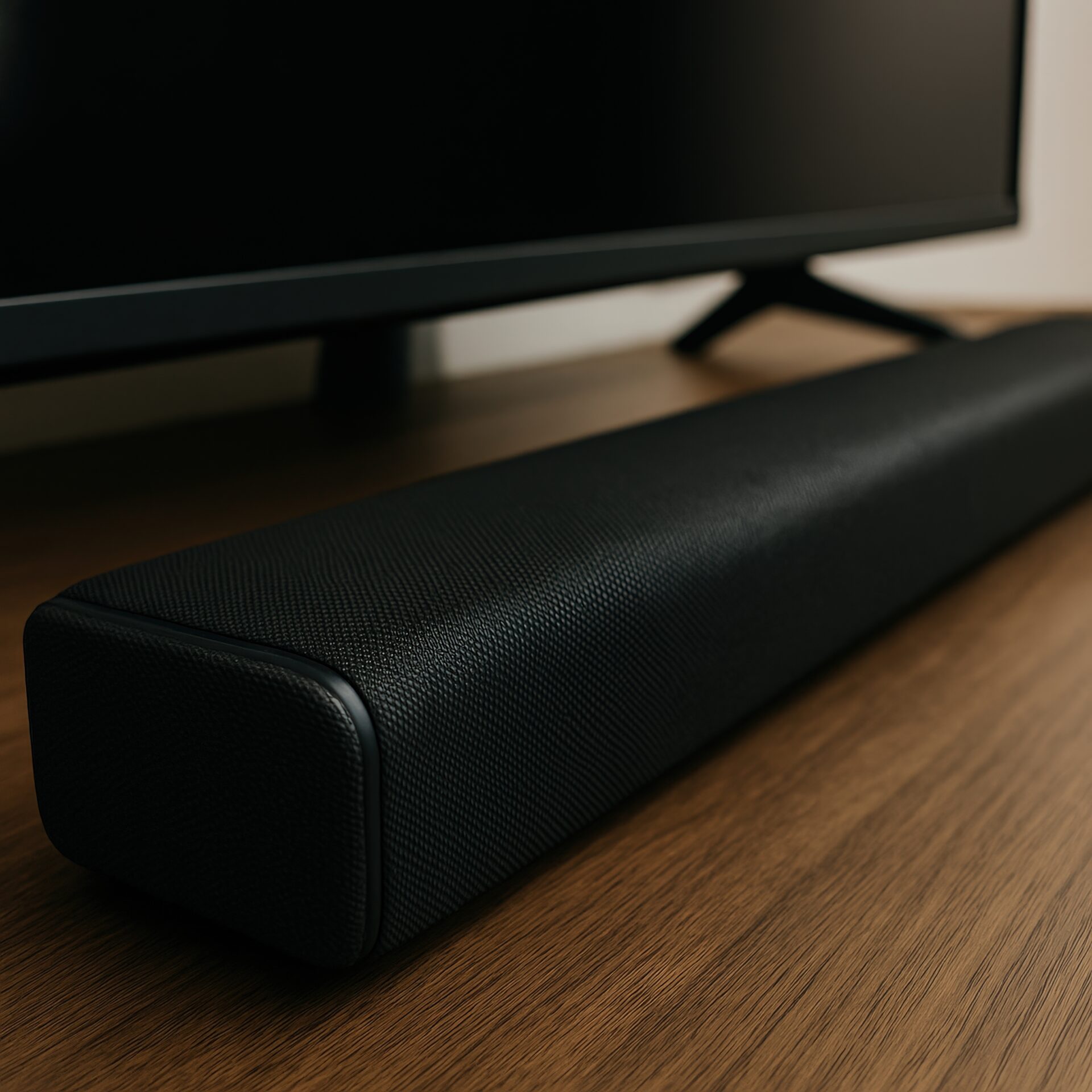 サウンドバーのクローズアップ