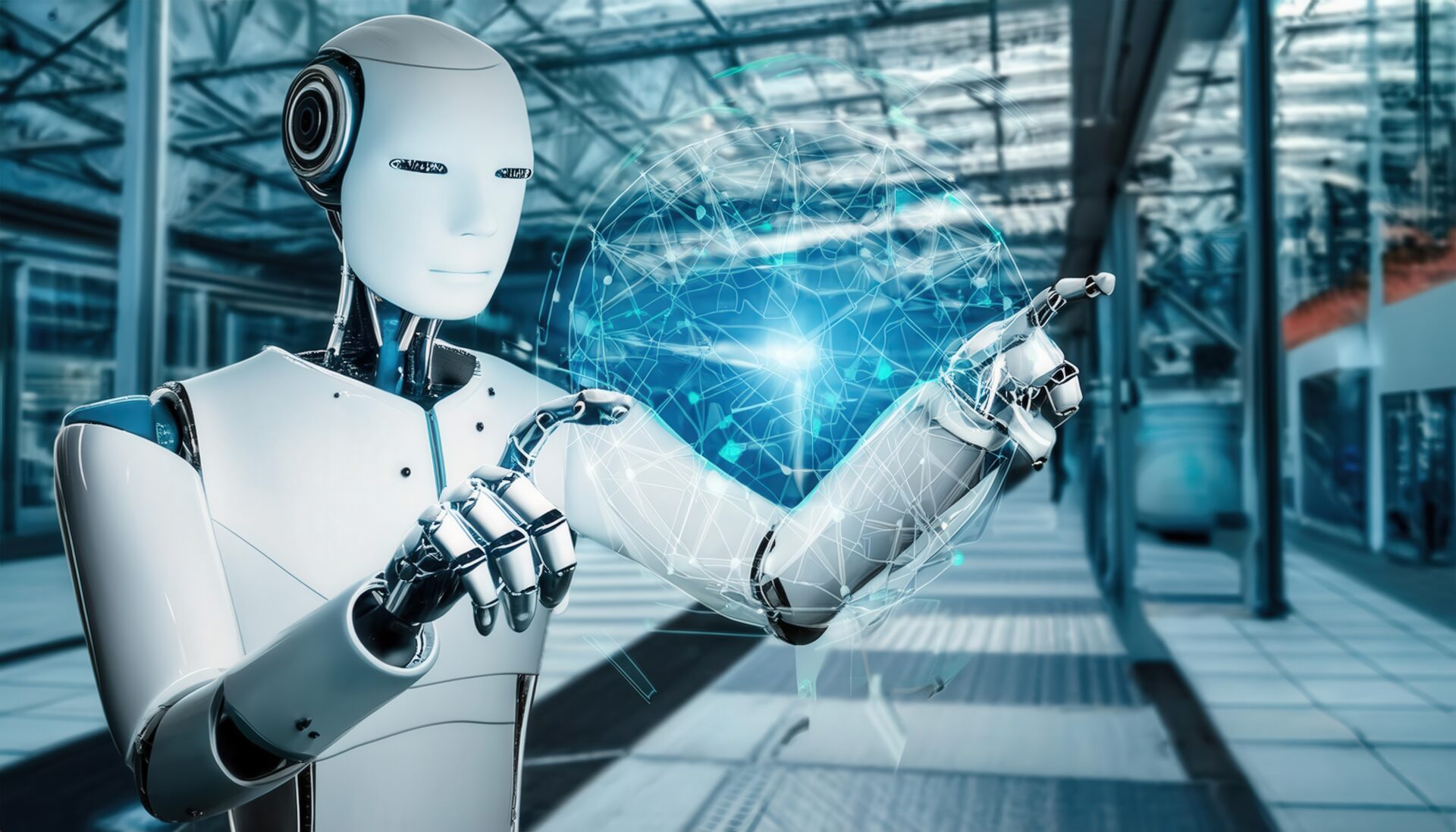 産業施設のロボット