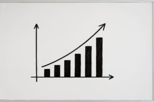 フレーム付きホワイトボードのグラフ