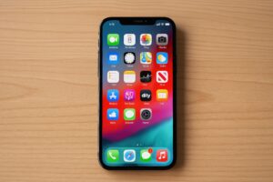 スマートフォンのホーム画面（アプリ表示）