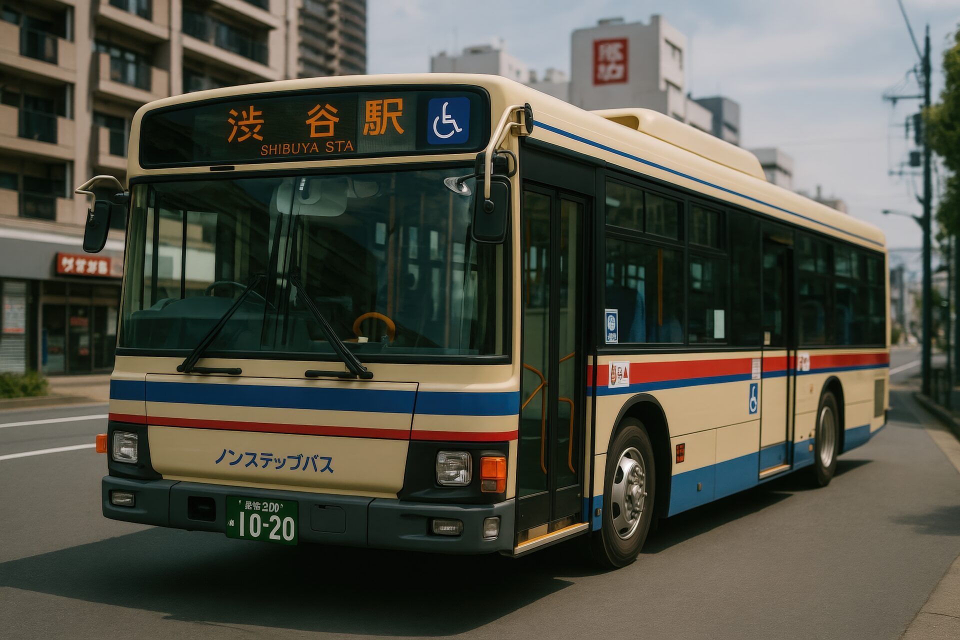 渋谷行きの路線バス