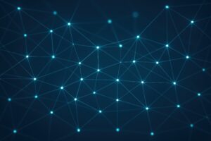 抽象的なネットワーク接続の背景イメージ