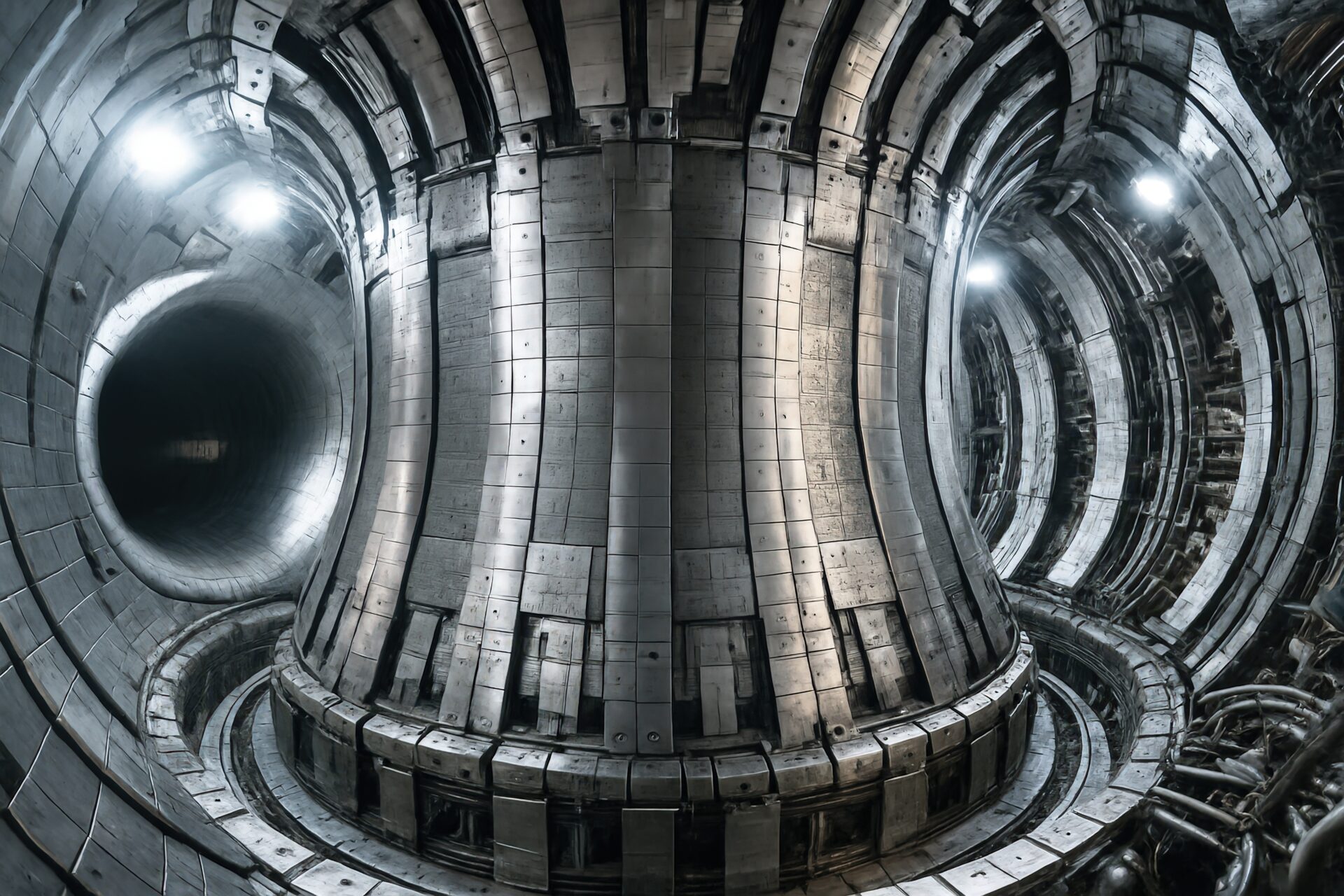 核融合炉の内部タービン構造