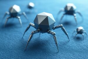 金属質のナノロボットと仲間たち