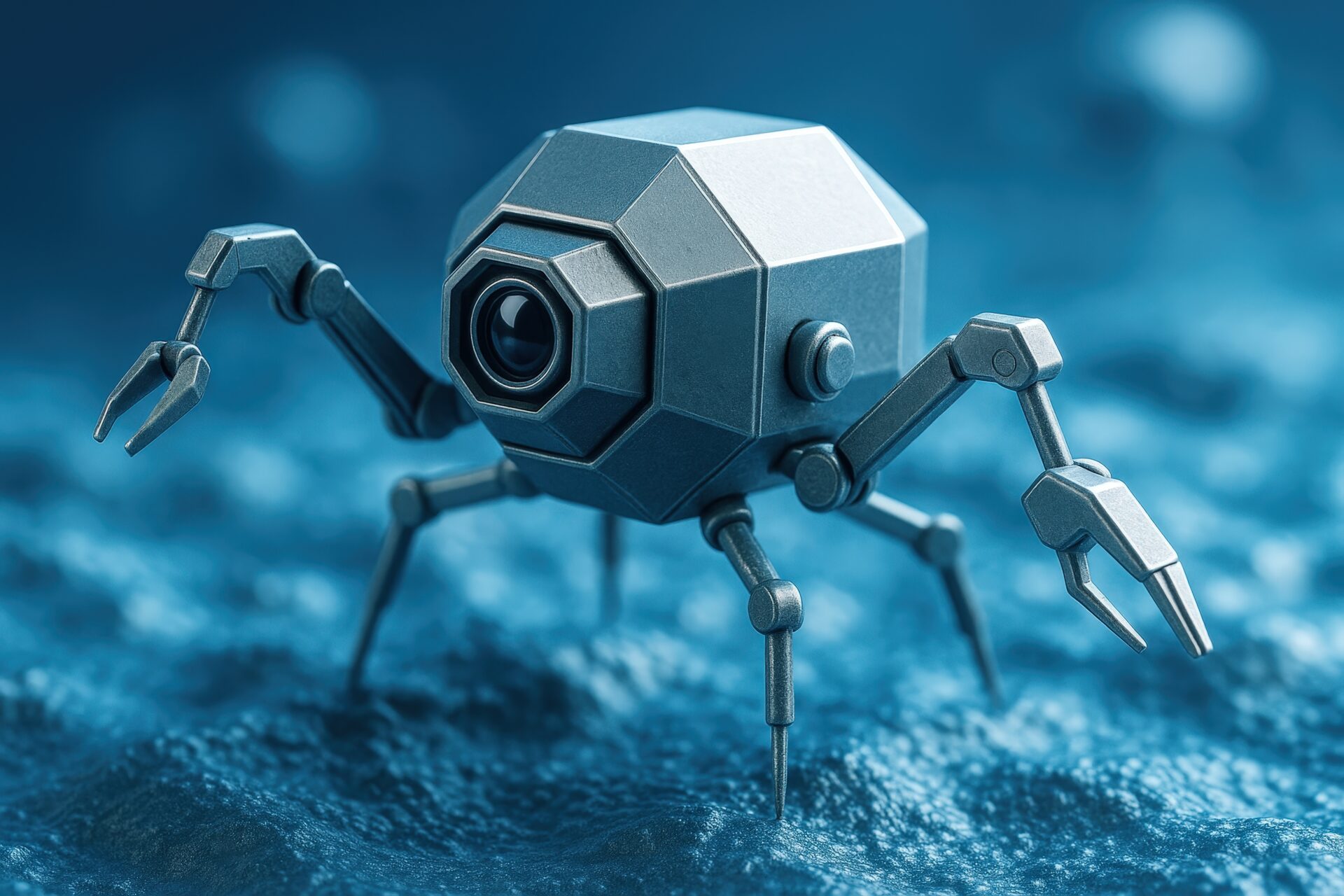 多脚型ナノカメラロボット