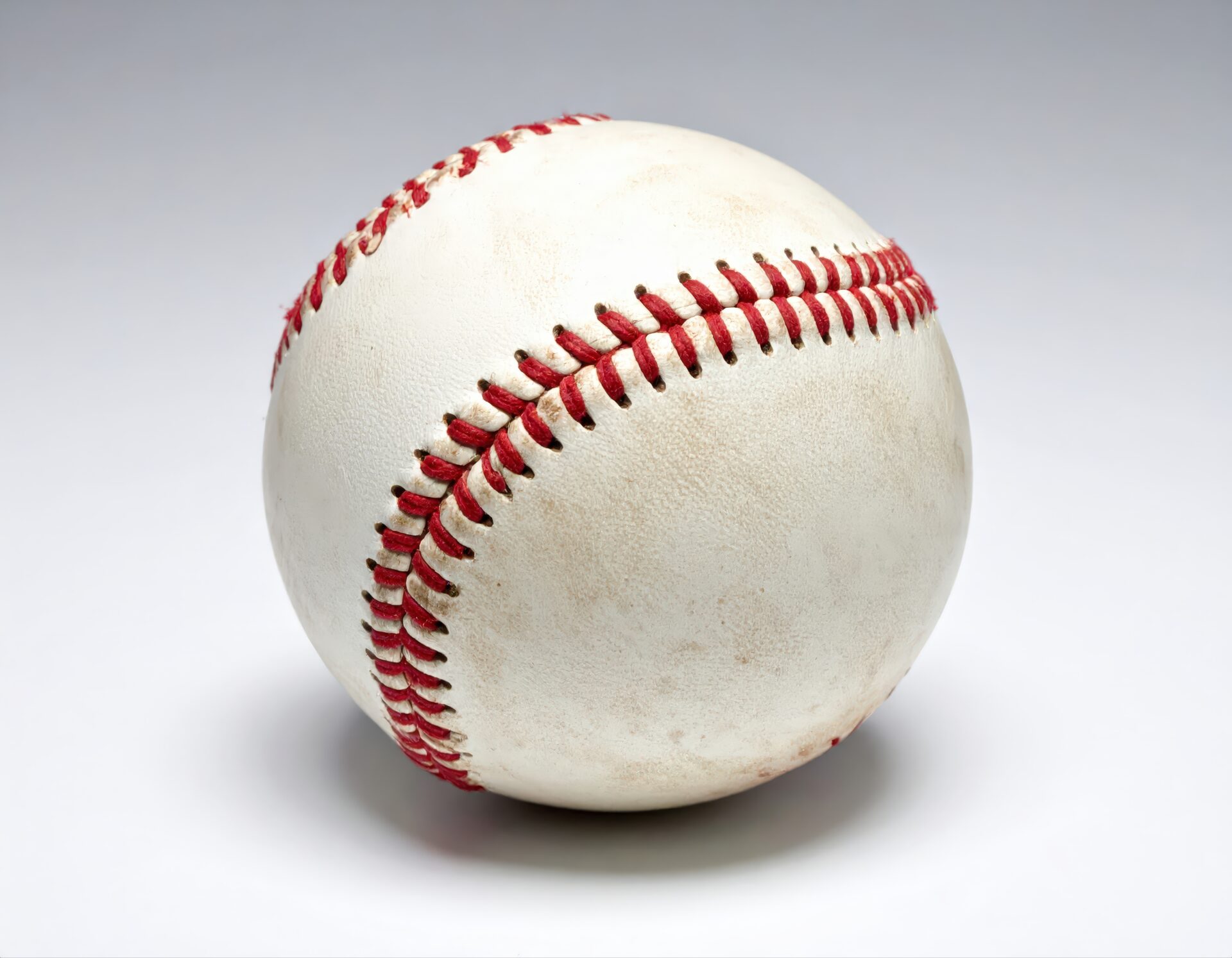 スタジオ撮影の野球ボール