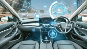 車内のホログラフィックインターフェース