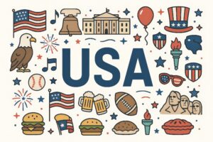 愛国心をテーマにしたアメリカの象徴アイコン集