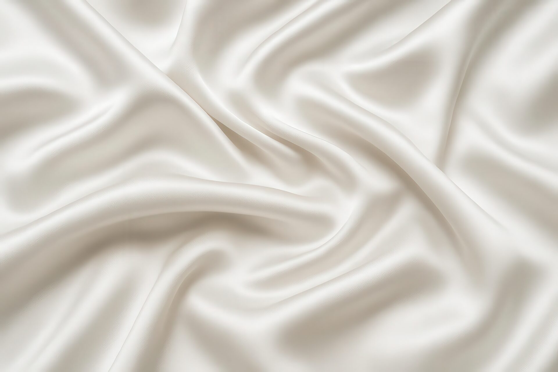 純白のシルク素材の上質な光沢テクスチャ