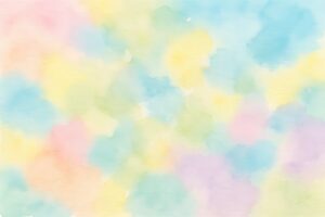 明るく柔らかなトーンの水彩パステル背景