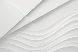 白い波状レイヤーと斜めパネルの抽象背景