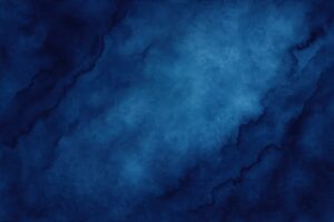 にじみのある紺色の抽象水彩テクスチャ