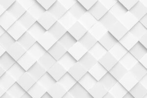白い立体タイルが斜めに並ぶ格子状背景