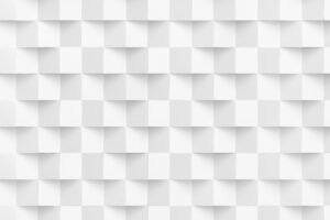 白の正方形ブロックが整列した幾何学背景