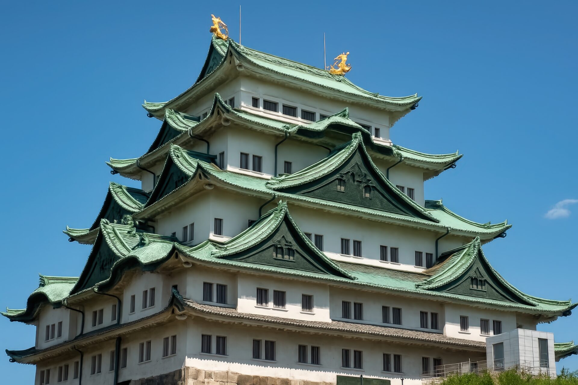 名古屋の象徴・名古屋城のアップ写真