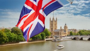 国会議事堂とユニオンジャック