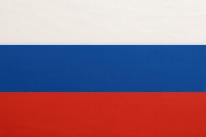 ロシア国旗のテクスチャが分かる拡大画像