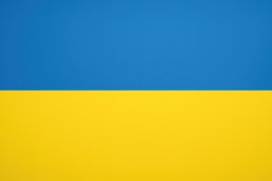 ウクライナ国旗のシンプルな背景テクスチャ