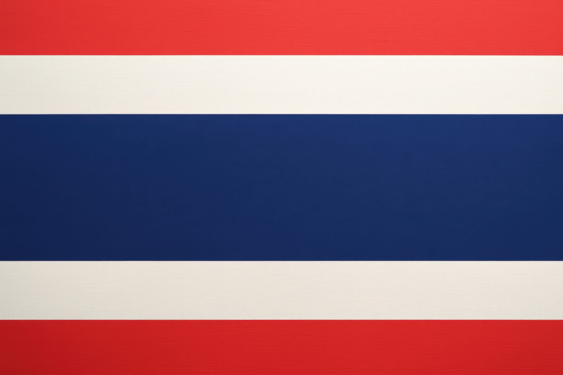 タイ国旗のテクスチャ背景（赤白青の横縞）