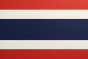 タイの国旗デザインのシンプル背景