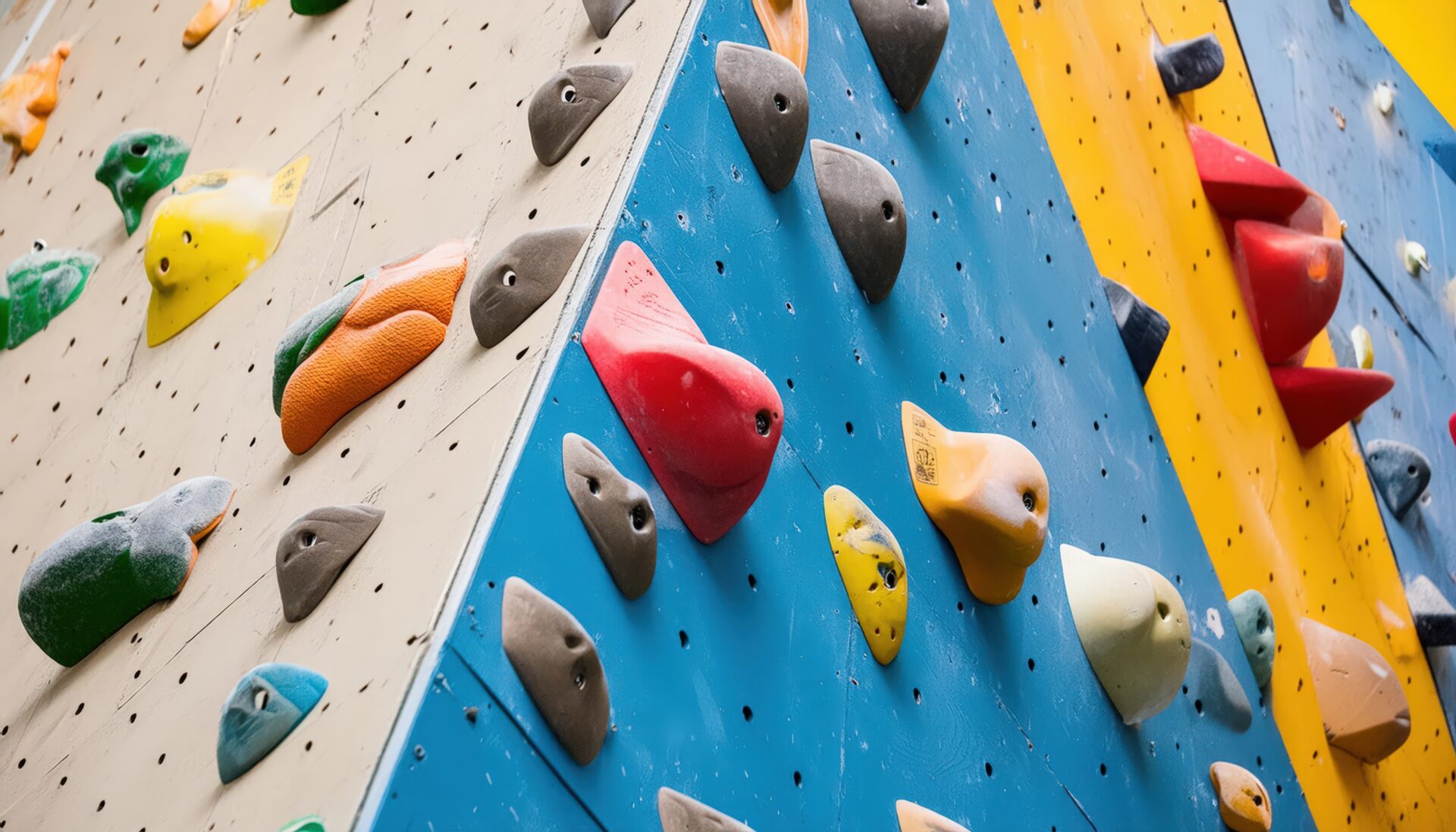 ボルダリングウォールのディテール