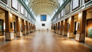 美術館の廊下