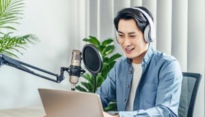 ポッドキャスト作業風景3