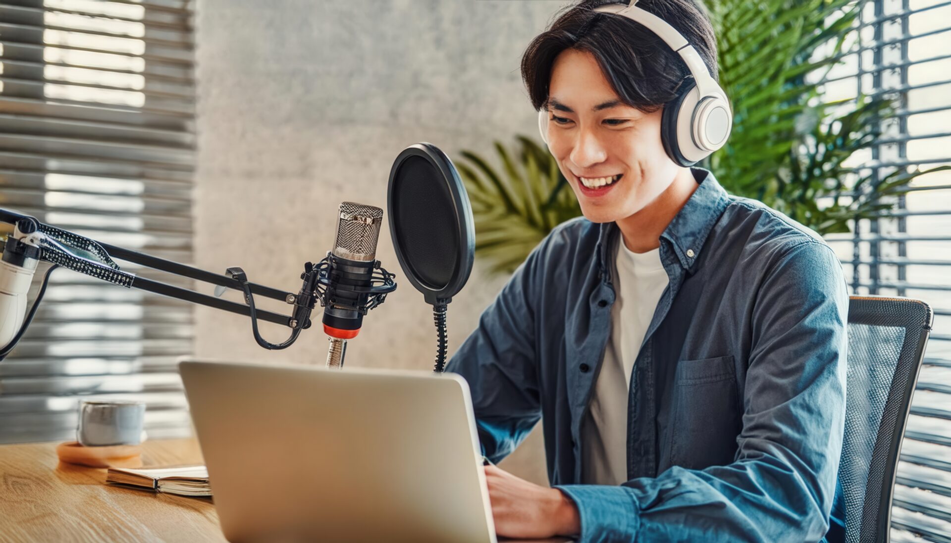 ポッドキャスト作業風景4