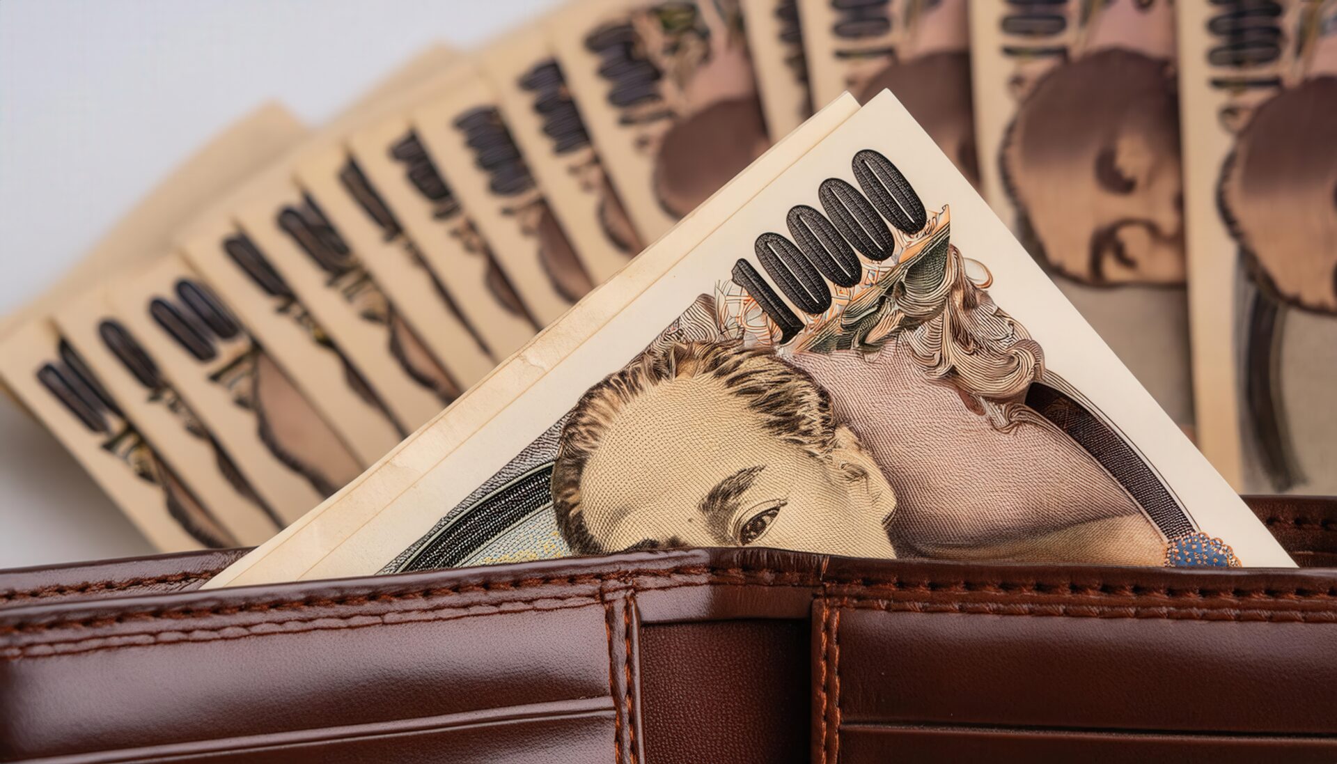 財布に詰まった日本円の紙幣