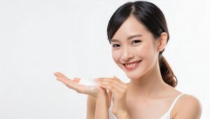 泡を使ったスキンケア
