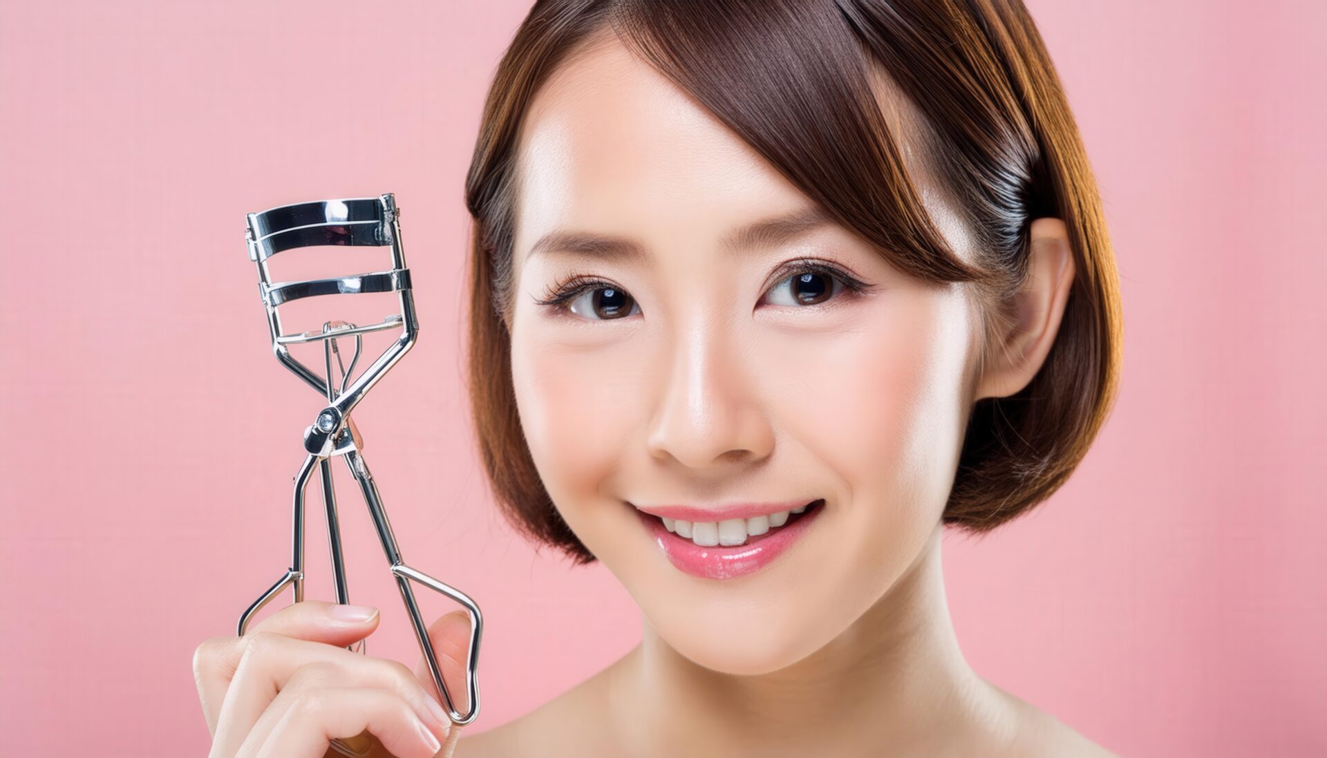 ナチュラルメイクの女性