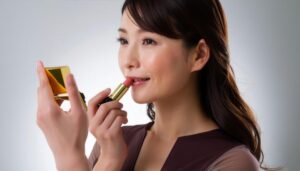 リップを持つ女性5
