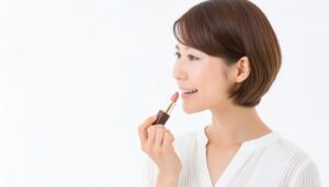 リップを持つ女性6