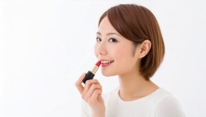 リップを持つ女性7